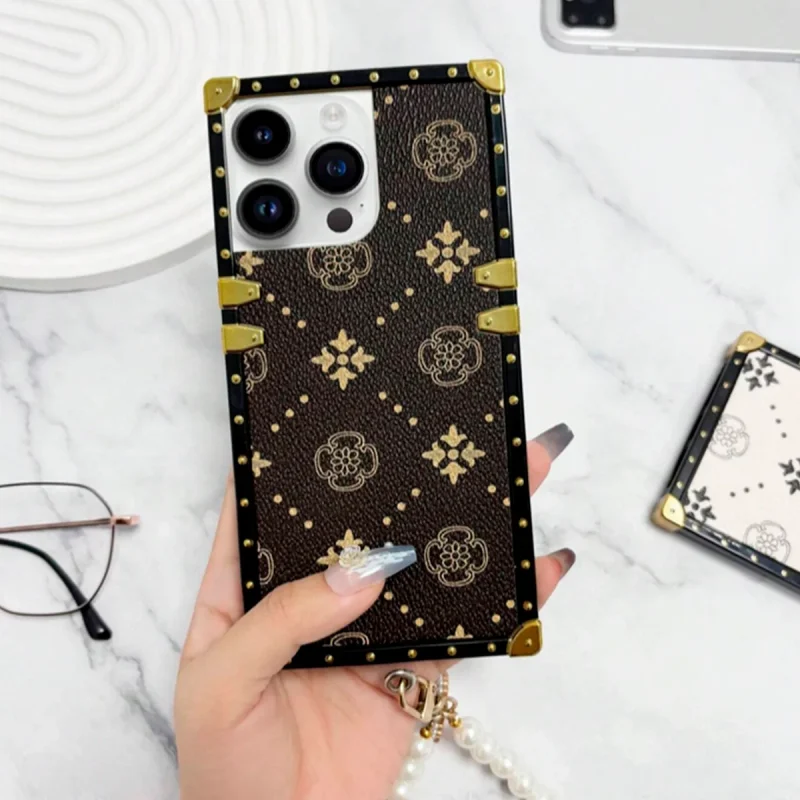 Anti-Fall Leather Texture Reinforced Phone Case for iPhone 14 Pro Max - Image 5