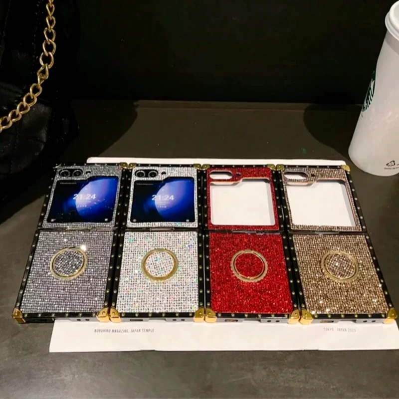 Fashionable Foldable Anti-Drop Phone Case for Samsung Galaxy Z Flip 5 - Image 5