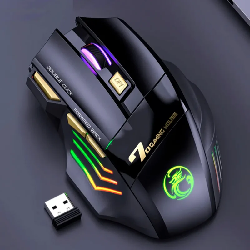 Rechargeable Wireless Gaming Mouse - Image 2