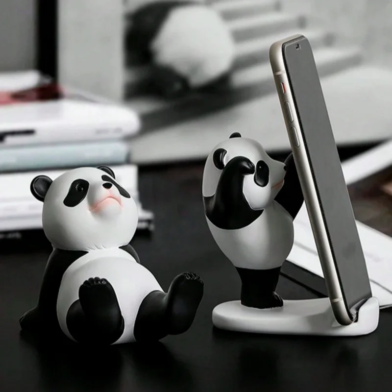 Cute Creative Panda Phone Holder & Tablet Stand - Image 3